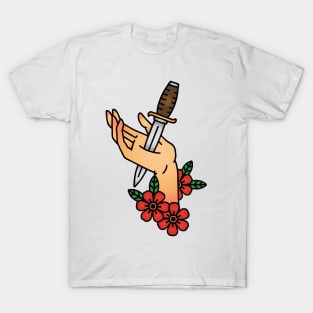 Dagger through the hand T-Shirt